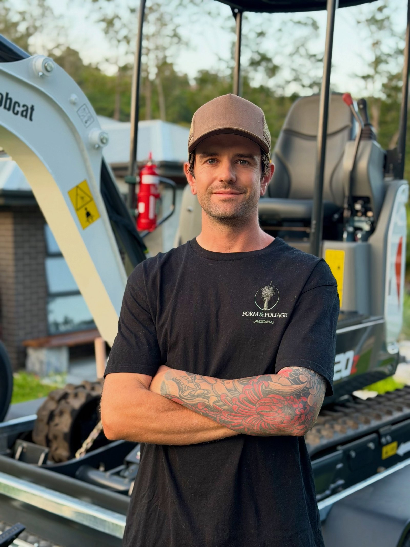 Finn from small Sunshine Coast Landscaping Business Form & Foliage